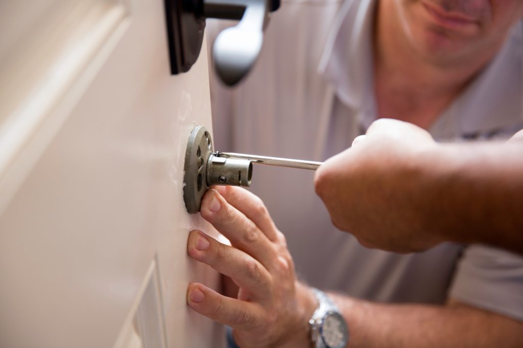 Home lock installation